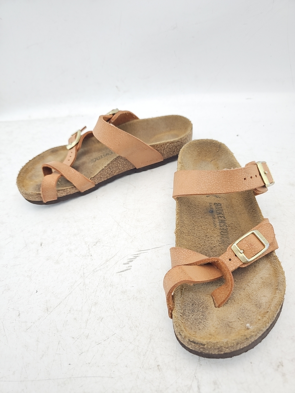 Kids Birkenstock Tan Leather Sandals